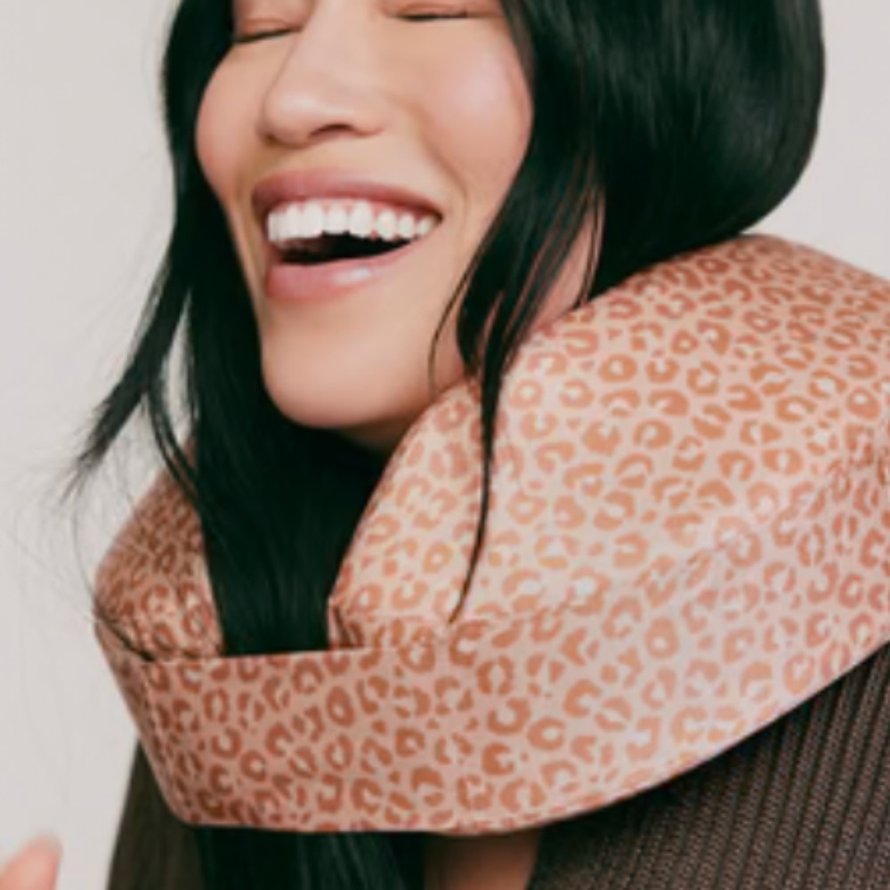 Slip Pure Silk Jet Setter Travel Neck Pillow Safari
